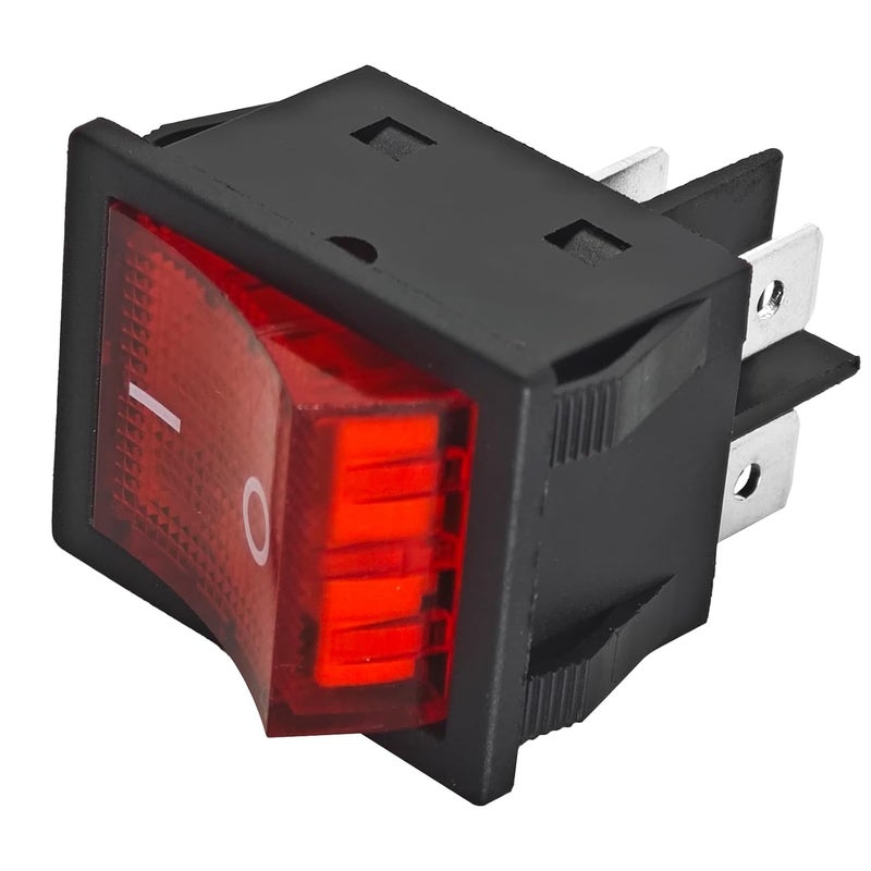 Formiden JD03-A1 4-Pin Rocker Switch (Pack of 2) – 30A 125V/250V T85/55 1E4 Heavy-Duty Switches for Inverter Welding Machines - Image 5
